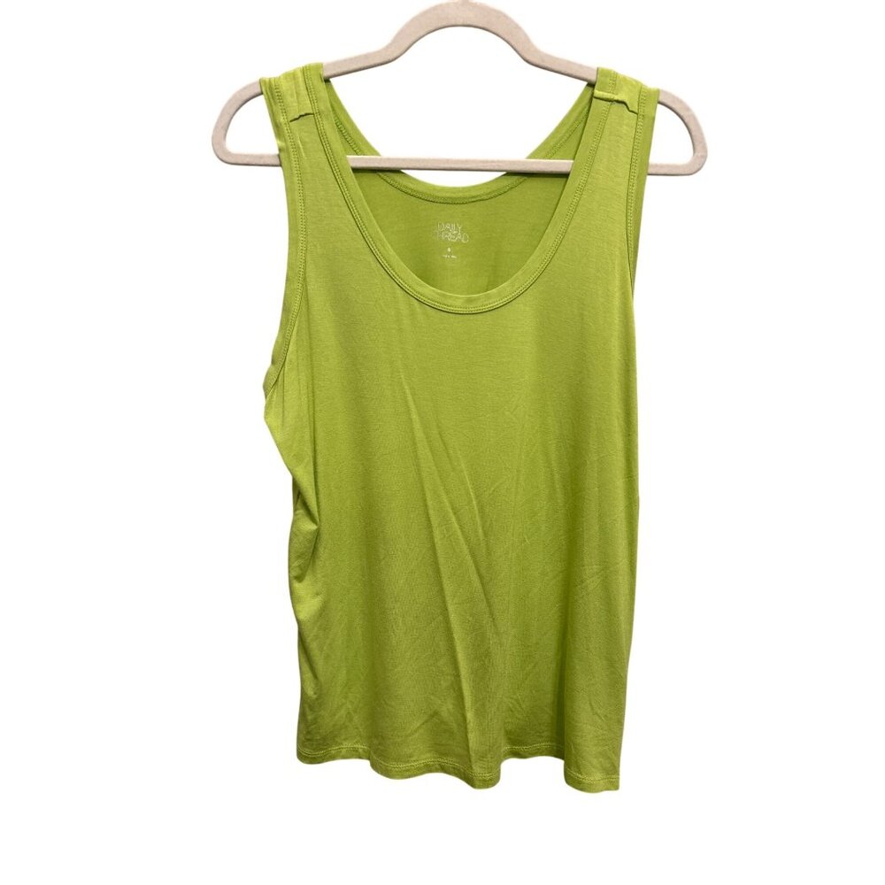 Daily Thread Tank Top Size Small Sleeveless Scoop Neck Green Glow Essentials NEW